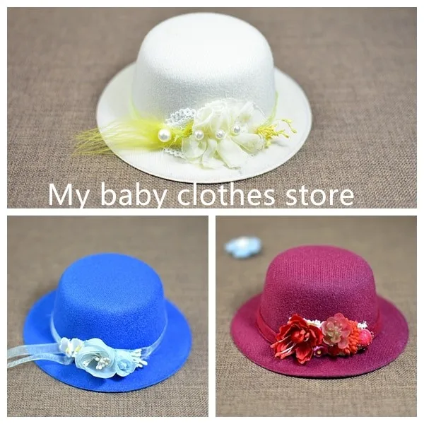 baby girl cap with multicolor flower creative flower and grass newborn photography props photo shooting handmade pearl hat