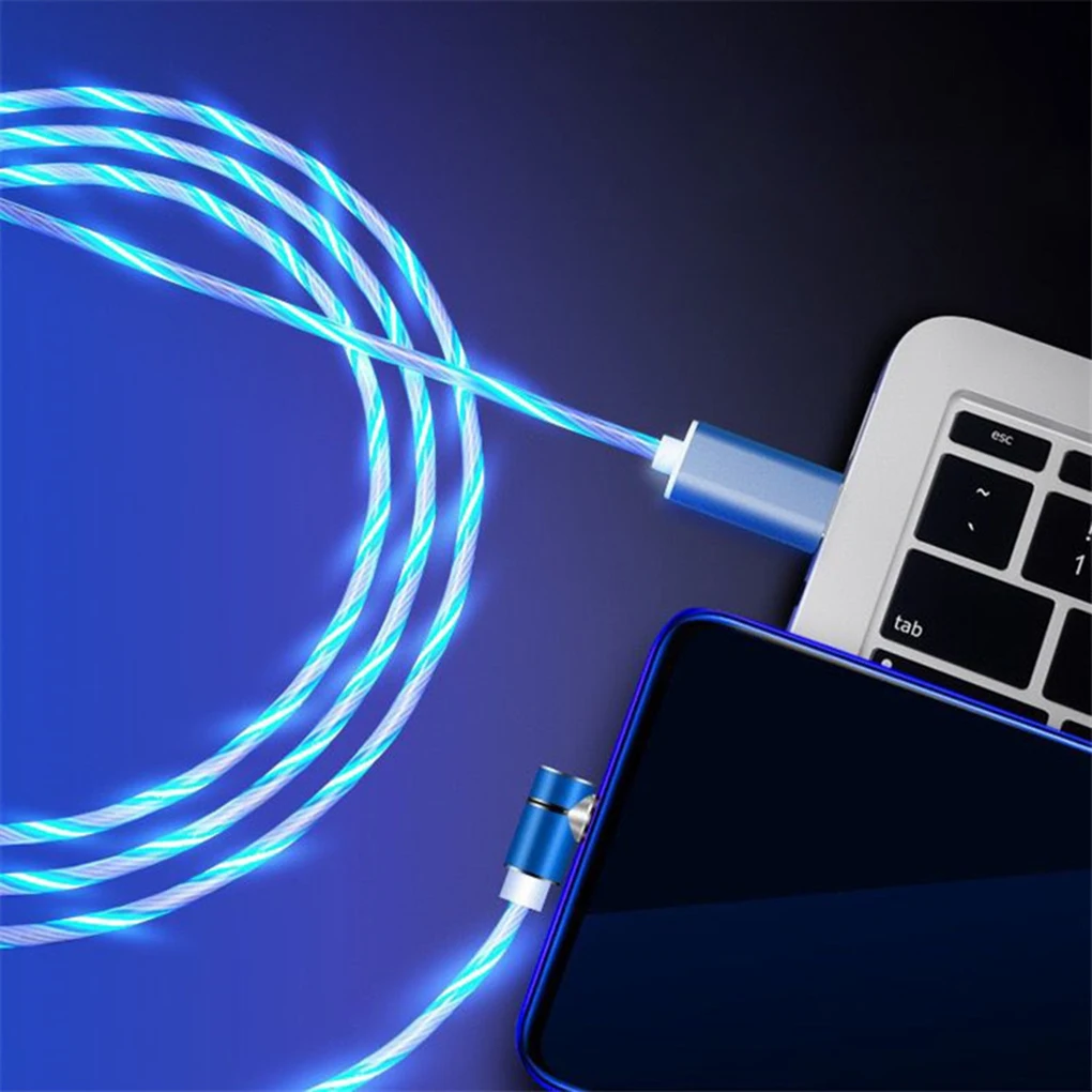Смартфон светодиодный светильник зарядный кабель Локоть разъем 360 градусов