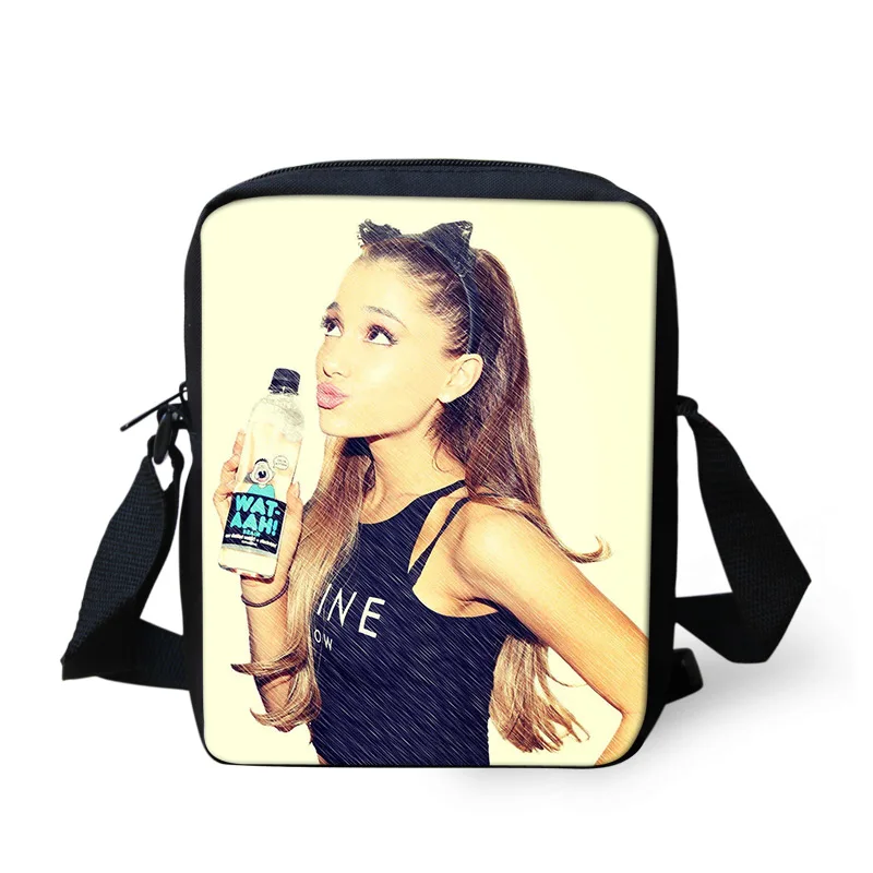 

Famous Star Ariana Grande School bags Messenger Bag schoolbag satchel for girls kids students child mochila escolar book bag
