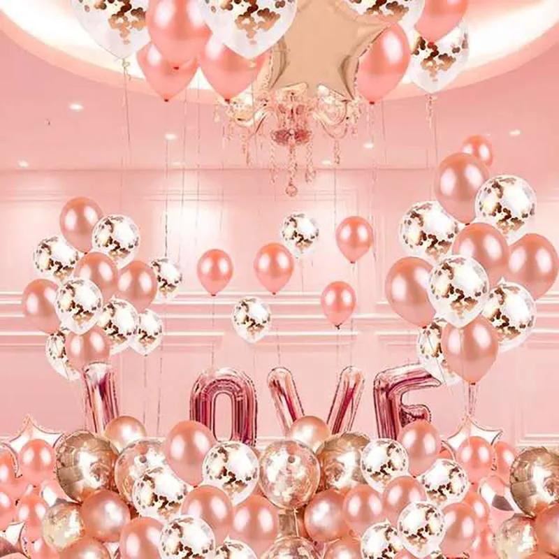 Bride To Be Balloons Rose Gold Party Decoration Crown Miss To Mrs Balloon Team Bride To Be Hen Bachelor Party Decoration Supplie