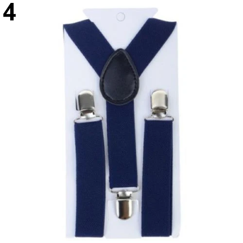 

Lovely Kids Adjustable Clip-On Braces Boys Girls Y-Back Suspender Child Elastic