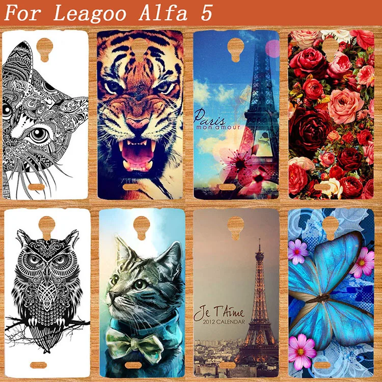 

New Fashion Arrival Top Quality DIY Painting mobile phone case protective case SOFT TPU Silicon Back cover for Leagoo alfa 5