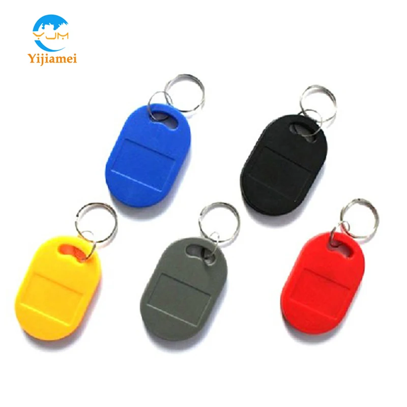 

13.56MHz Waterproof RFID ABS keyfobs keychain keytags work with Access control system YJ07ABS Free shipping