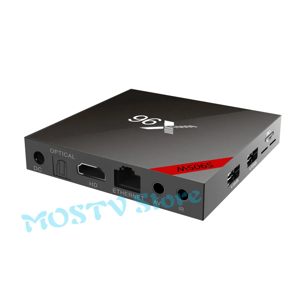 X96 Android 7,1 ТВ BOX Quad core Amlogic S905W 2 ГБ 16 ГБ телеприставки смарт-ТВ