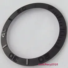 38 мм черный керамический ободок Топ бренд класса люкс высокого качества вставки часы подходят автоматические мужские БЕЗЕЛЬ для наручных часов