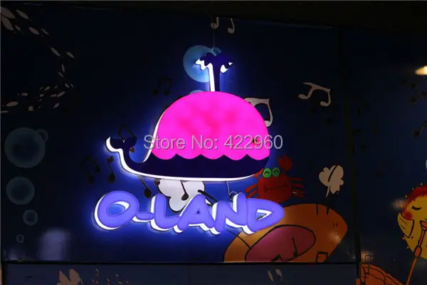 sample for frontside lit acrylic light box