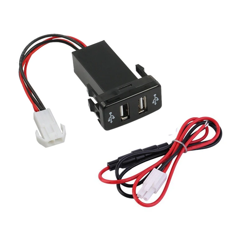 Автомобильное зарядное устройство с двумя Usb портами 4 2 А автомобильный адаптер