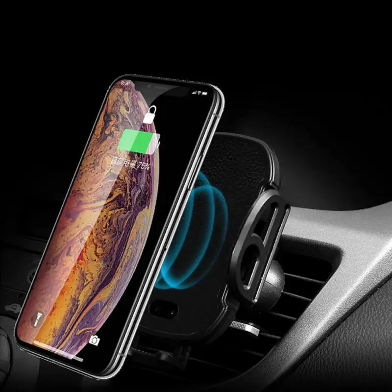 

Wireless Fast Charger for Iphone Sumang Infrared Sensor Touch Car Charger Automatic Telescopic Charging Bracket