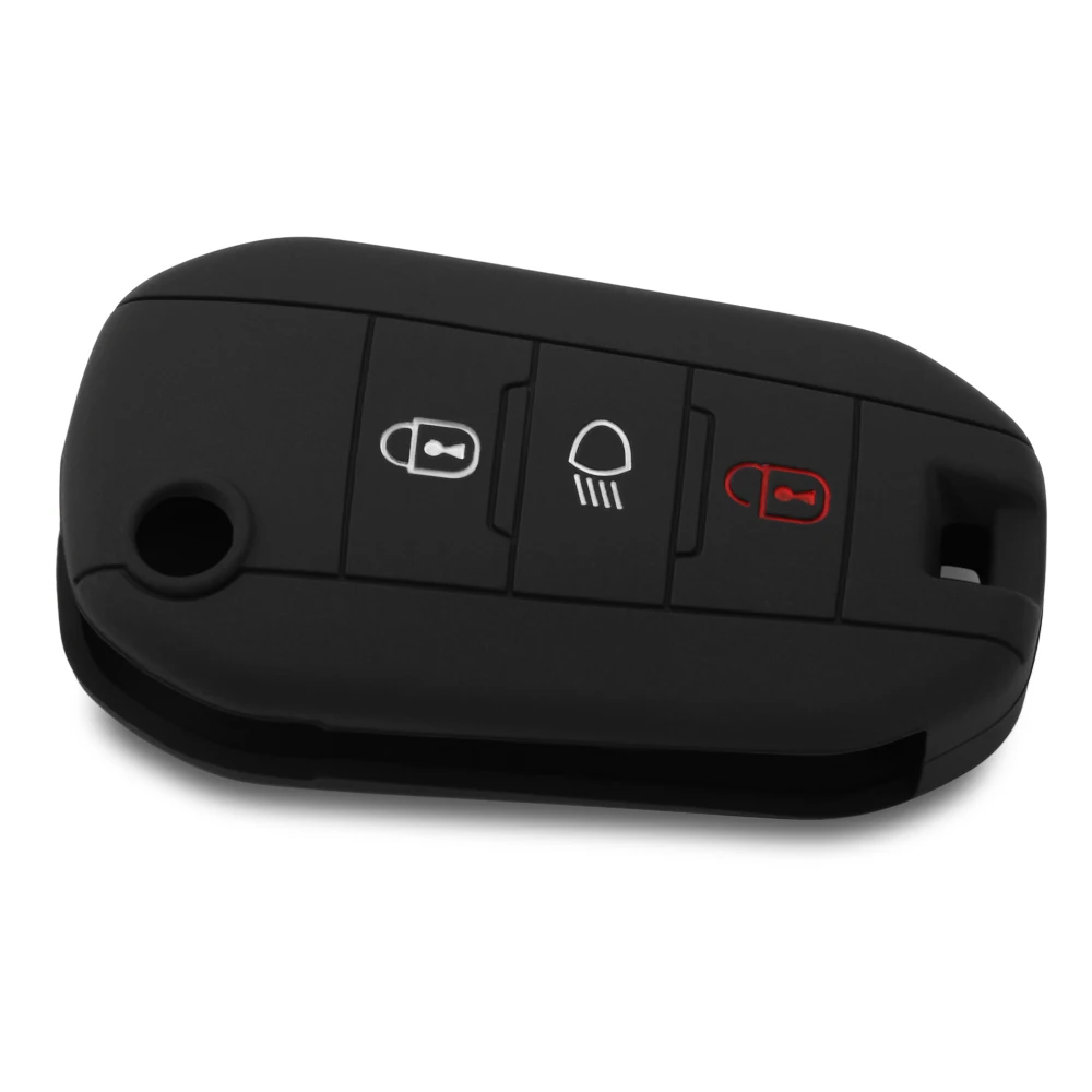 Силиконовый дистанционный Keyless чехол для брелка с ключом оболочка защитный кожух для peugeot 3008 208 308 RCZ 508 408 2008 307