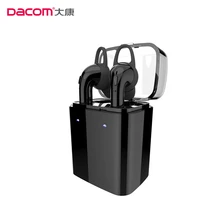 DACOM СПЦ черный правда беспроводной мини-гарнитурой Bluetooth 4.2 earphoe наушники-вкладыши наушники для iPhone 7 android