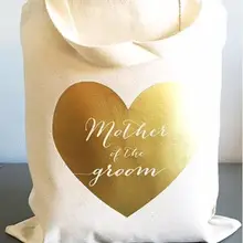 Изготовленная на заказ 4 шт. Блестящая Сумочка подружки невесты сумки Персонализированные названия бокал для шампанского вечерние пакеты для свадебных подарков мальчишник, Девичник сувениры