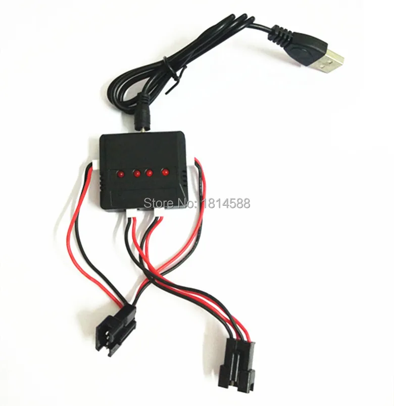 U818S UDI four axis aircraft parts font b battery b font USB charger 1 charge 2