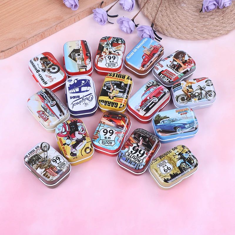 

Colorful Mini Tin Box Tablet Box Mini Cute Medicine 7Day Weekly Storage Pill Case Organizer Health Care Pill Box 3styles