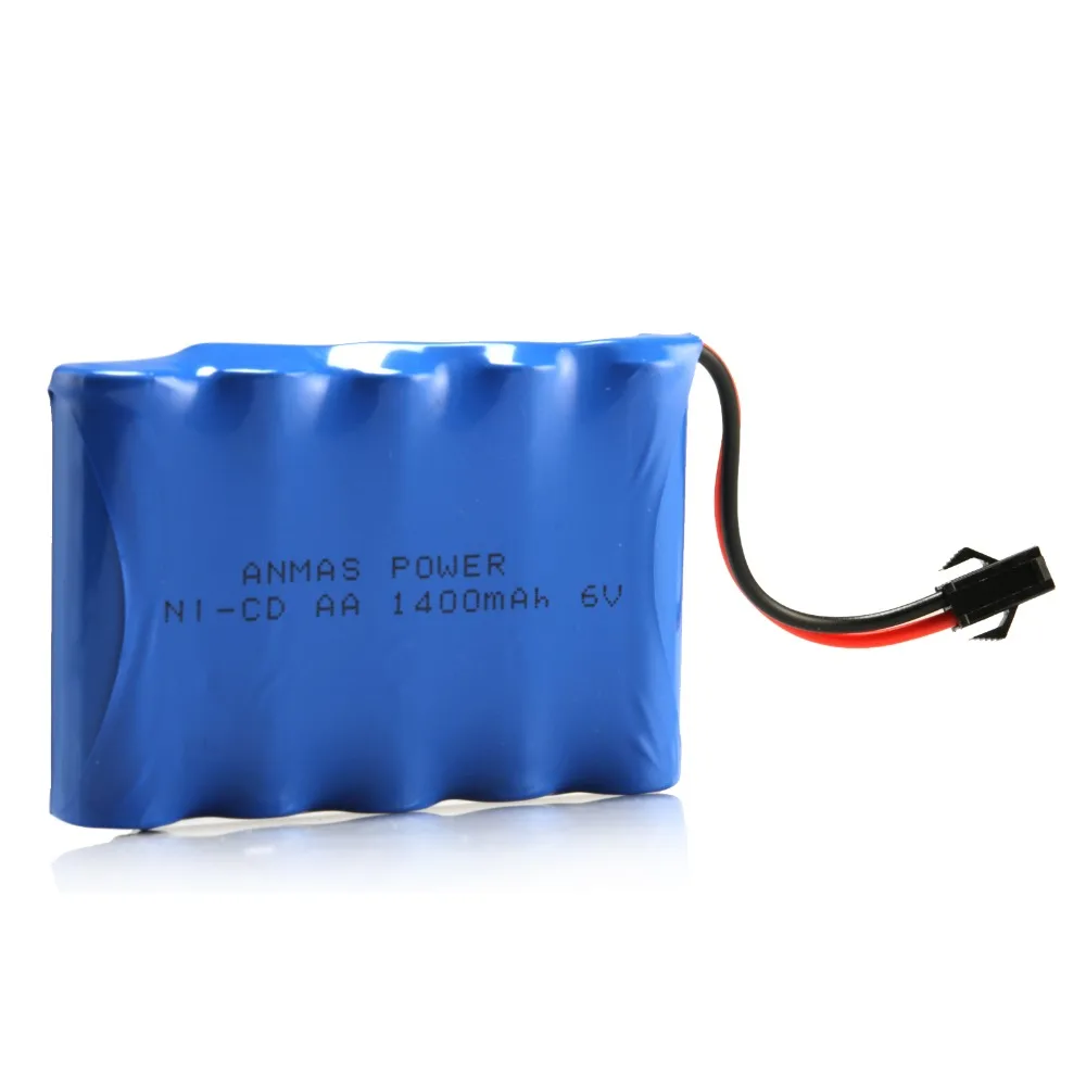 2 упаковки аккумуляторов Anmas power сваи аккумуляторные батареи s AA 1400mAh 6V SM Plug Ni Cd аккумуляторные батареи AA