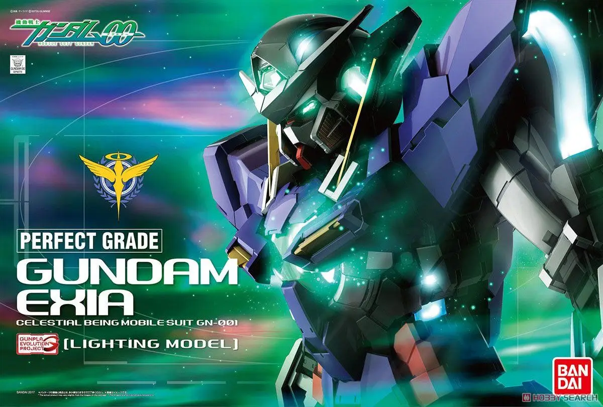 

Bandai PG 1/60 Gundam Exia Lighting Mobile Suit Assemble Model Kits Action Figures Plastic Model toys