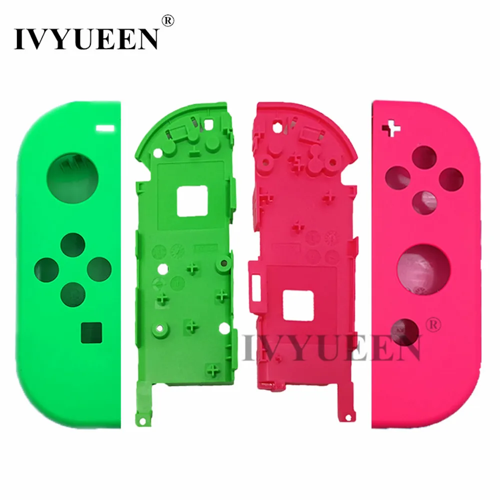 

IVYUEEN Replacement Housing Hard Shell Skin Case for Nintend Switch NS Joy-Con Controller Green Faceplate Cover for joycon