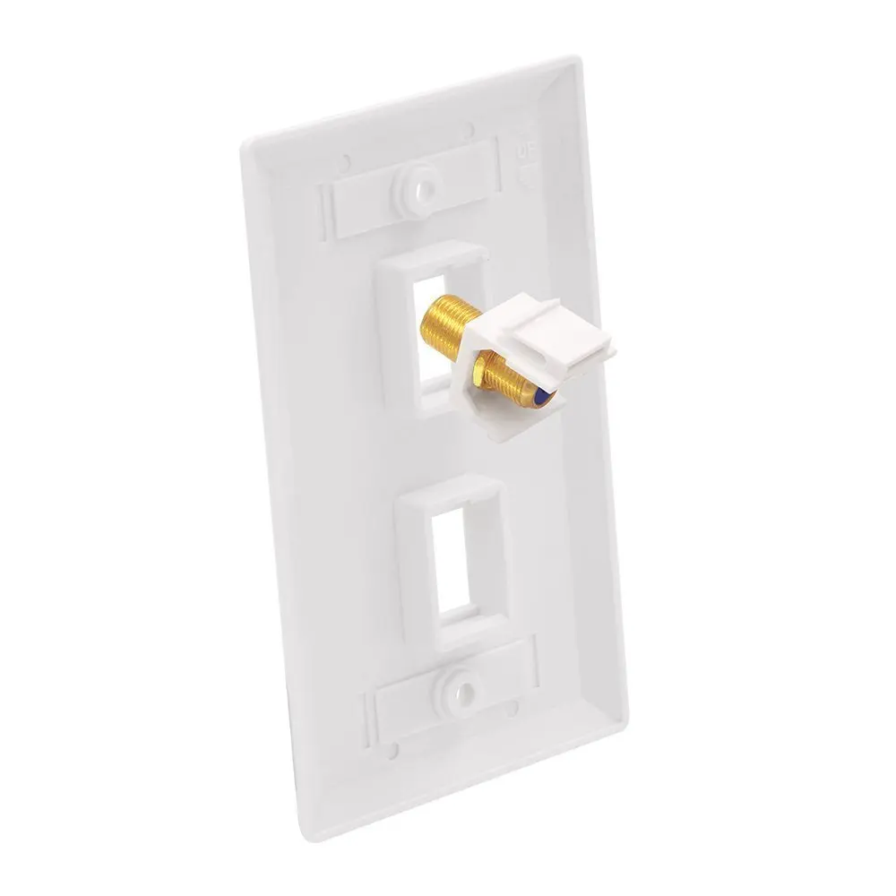 3 Порты и разъёмы HDMI keystone jack cat6 муфта RG6 F разъем вставьте плиту стены (CAT 6/F
