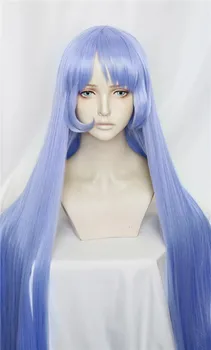 

My Hero Academia Nejire Hadou Cosplay Wig Boku no Hero Academia 3rd Season 110cm Long Blue Straight Synthetic Hair