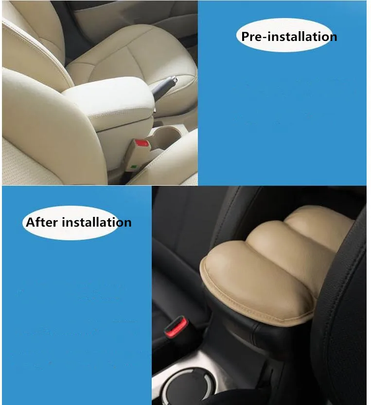 Newest Car styling Car Center Armrests Cover Protective Pad for Toyota