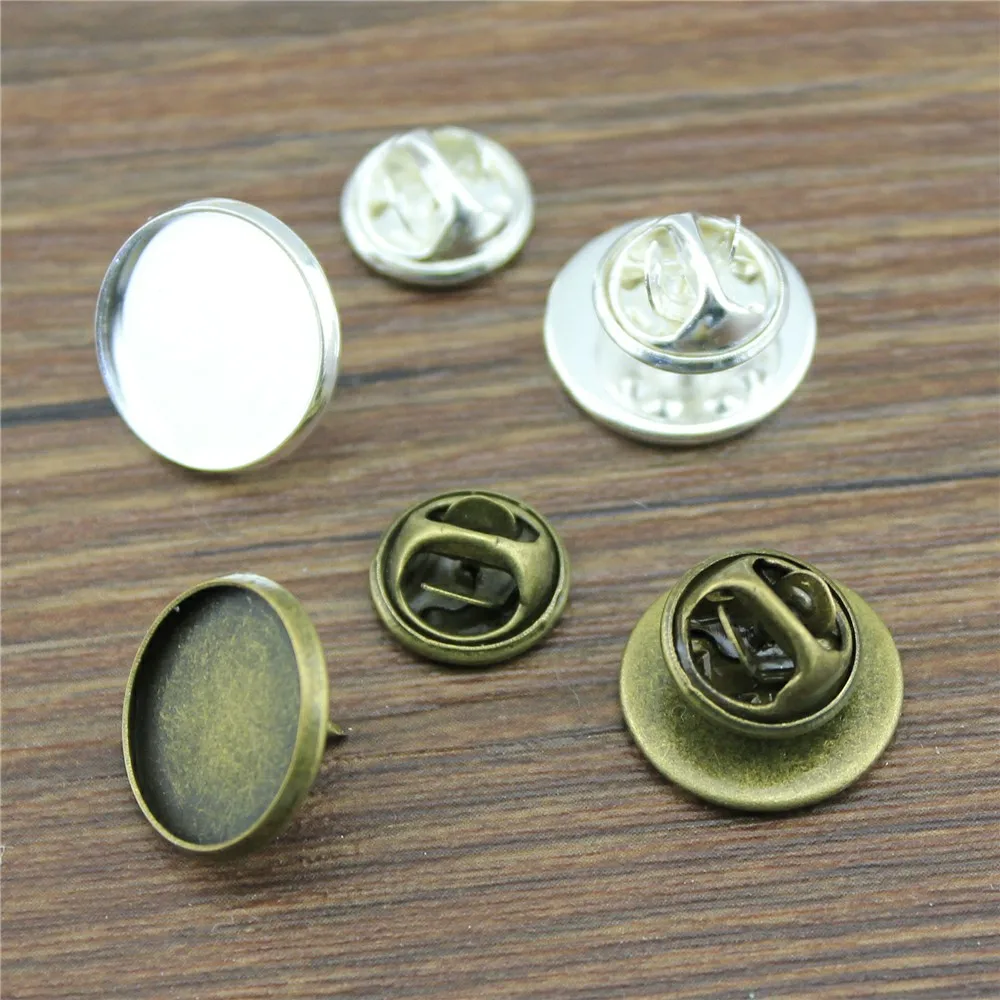 20sets 2 Colors Fit 12/14/16/18/20mm Copper Material Brooch Tray Base Back Blank Cufflink Spacer Settings Tie Tack Pins 20sets 2 Colors Fit 12/14/16/18/20mm Copper Material Brooch Tray Base Back Blank Cufflink Spacer Settings Tie Tack Pins