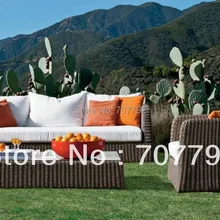 Современные балкончики плетеная ротанговая мебель pe ротанг материал мебель диван набор