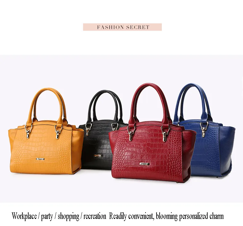 HONGU Famous Designer Women Handbag Crocodile Pattern Envelope Top-Handle Bags Ladies Tote Trapeze Female Messenger Bags Zipper     H51305300- (8)