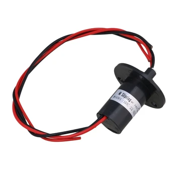 

Black 250RPM 2 Wires 240V AC/DC 15A Metal Platic Capsule Conductors Slip