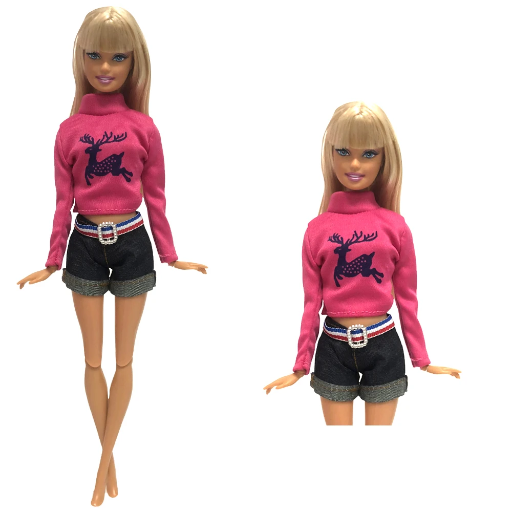 red barbie shirt