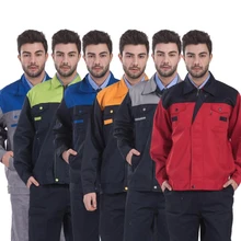 Рабочая одежда для мужчин, рабочая одежда, топы и штаны, ремонтник, автомеханика, высокое качество, рабочая одежда