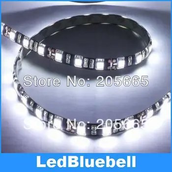 

Waterproof IP65 5m 500cm SMD 5050 LED Strip Light Black PCB , 60Leds/meter, 12V Input