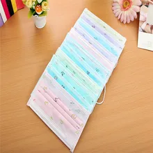 50pcs bags Multi color optional disposable three layer non woven masque medical manufacturers wholesale supply dust