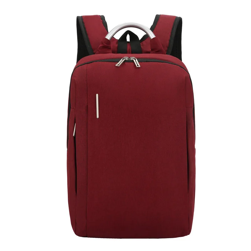 Ударопрочный 15,6 дюймовый рюкзак для ноутбука, Мужской многофункциональный высококачественный деловой Женский Повседневный Рюкзак с жесткой ручкой, школьные сумки для мужчин - Цвет: Красный