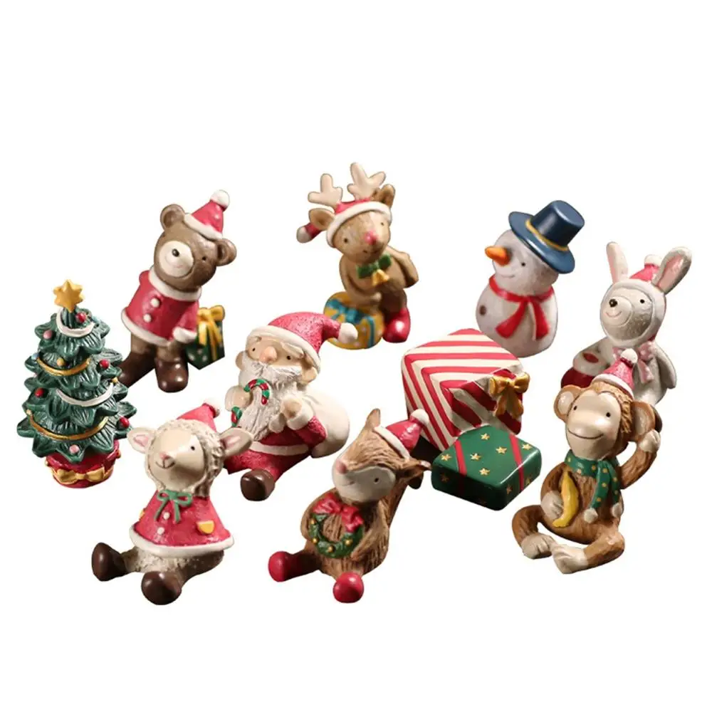 

New Creative Micro Landscape Flower Pot Resin Craft Ornaments Christmas Gifts Home Decoration Decoration