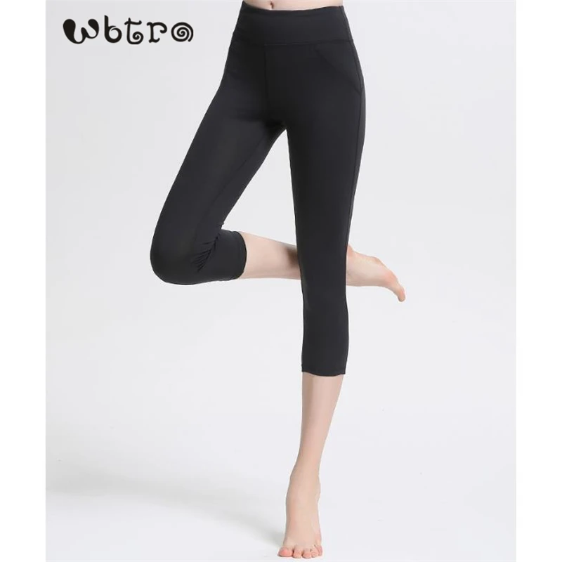 

WBTRO Women Yoga Pants Gym leggings Fitness Clothing Running Jogging Sports wear Seamless Elastic High Waist Sport Leggings