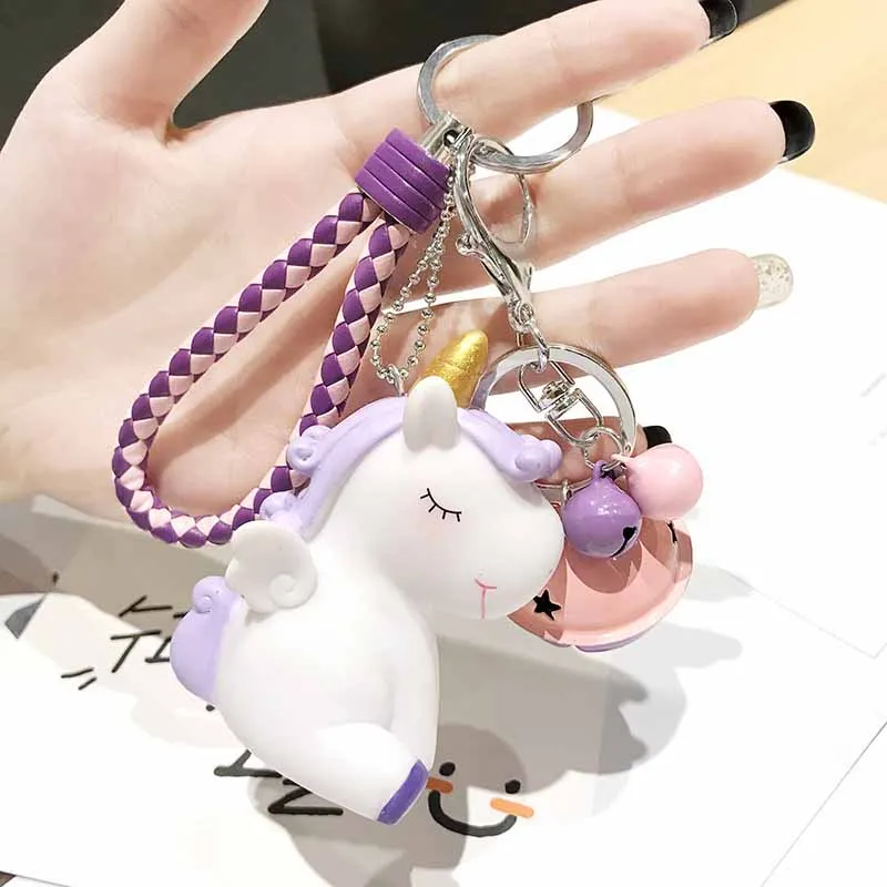 Мультфильм лошадь животное детская игрушка брелок для женщин девушка брелок металлические брелки для ключей ключи от машины сумка Подвеска Шарм - Цвет: type 8