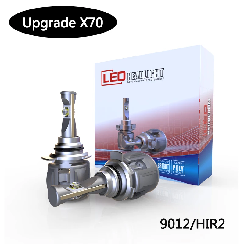 1 Набор 15600lm 120w X70 XHP70 США импорт LED D1S D2S D3S D4S светодиодные фары автомобилей с белым