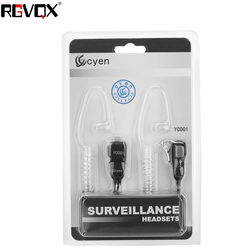 For Midland Walkie Talkie Earphone with PTT/VOX Two way Radio Earpiece Noise Canceling Transparent Security Headphones 2Pcs For Midland Walkie Talkie Earphone with PTT/VOX Two way Radio Earpiece Noise Canceling Transparent Security Headphones 2Pcs