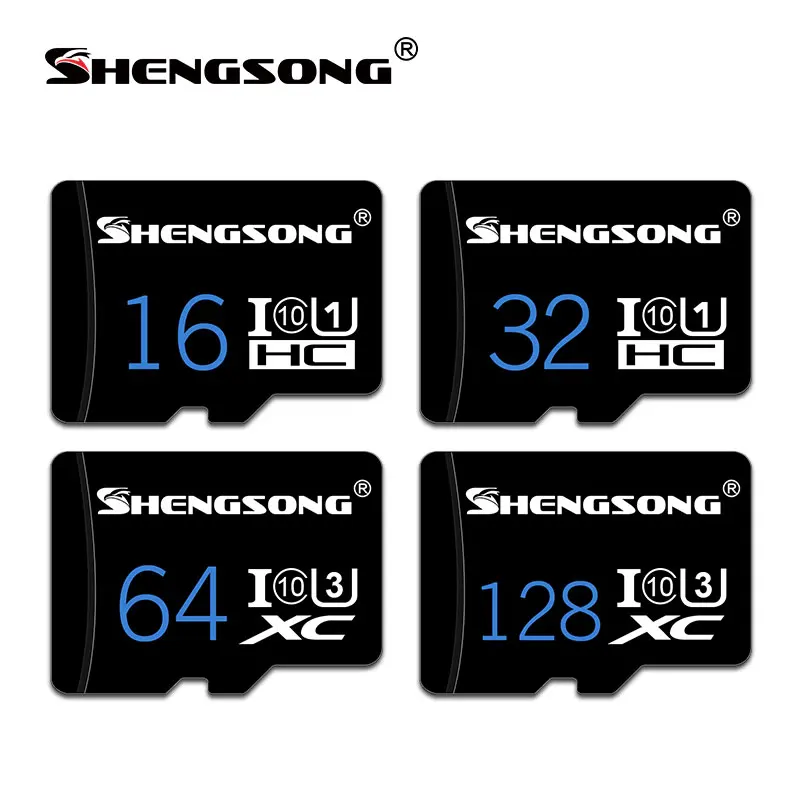 Дешевый Новый Micro SD Card 16 GB 32 ГБ, 64 ГБ и 128 ГБ карты памяти класс скорости 10 U1 A1 флэш карта памяти Micro SD для Android SDXC SDHC с адаптером