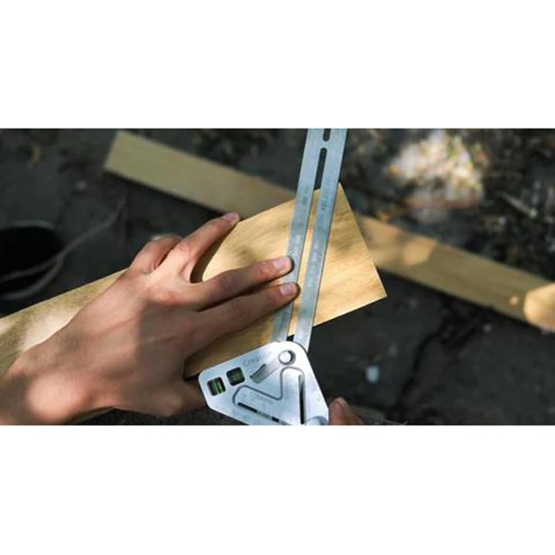 

Waterproof Multi-function Measuring Roof Revolutionizing Carpentry Utensil Tool Angle Ruler