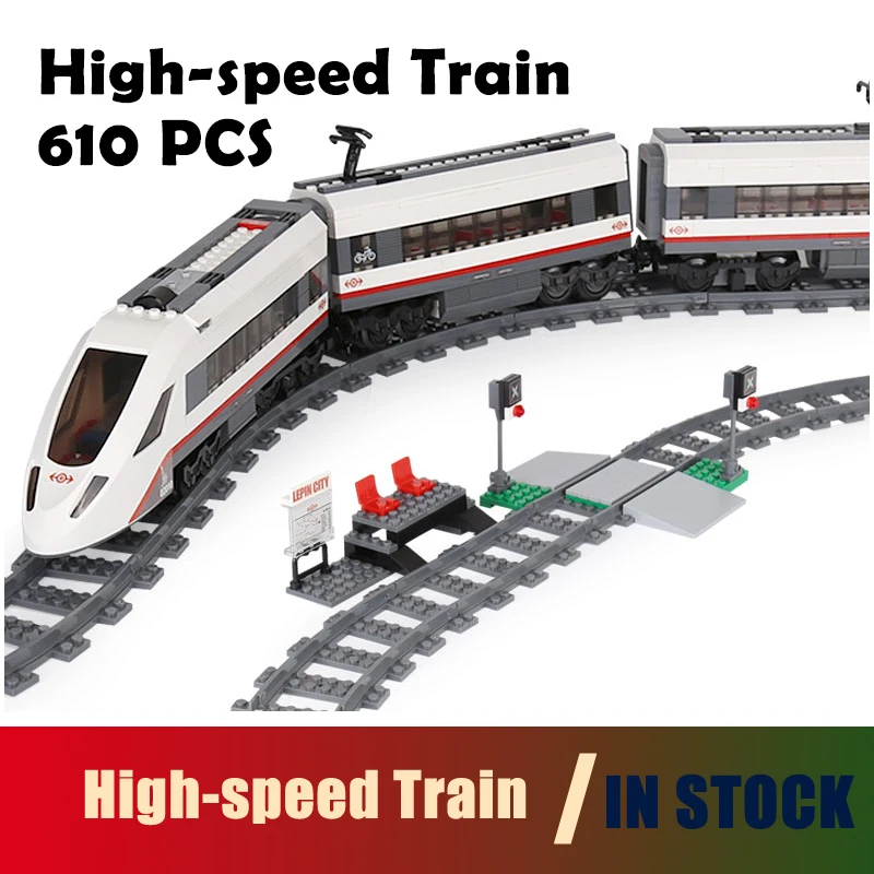 lego city high speed passenger train