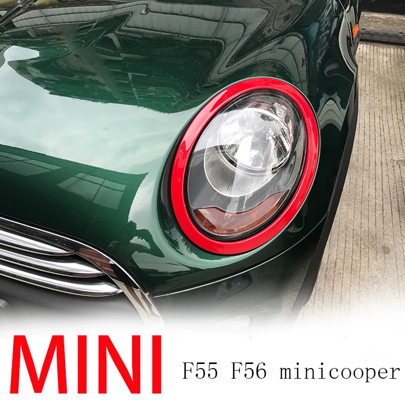 Накладка на задний фонарь для Mini Cooper F55 F56, задние фары, головные фары, обода, Защитные Чехлы, украшения, автомобильные аксессуары