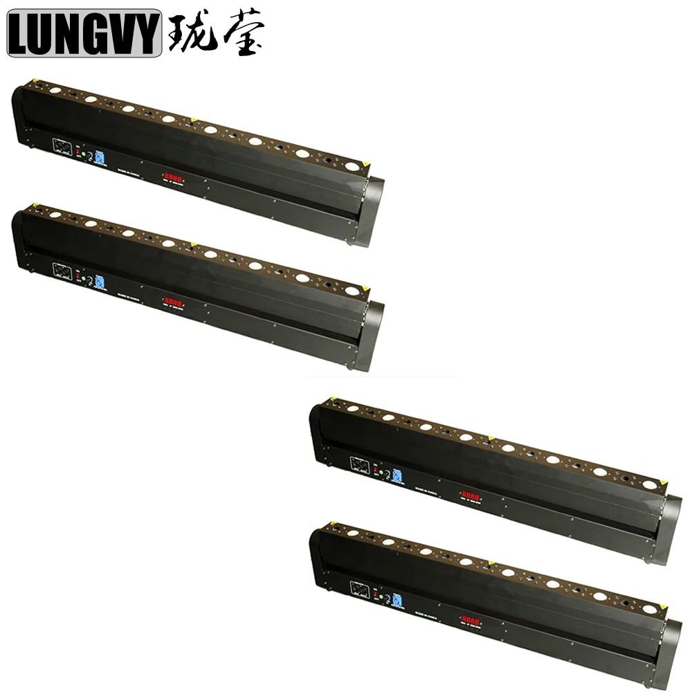 

Free Shipping 4pcs/lot Red/Green/RGB Laser Curtain Effect DMX512 LED RGB Stage Light DJ Disco Laser Lamp Party Show Projector