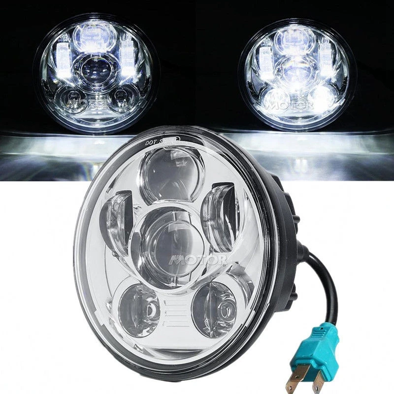 

DOT EMARK Mark for Harley 5 3/4" Led Headlight 5.75" moto Projector LED Headlight for Motorcycles Harley 48 Sportster / Dyna
