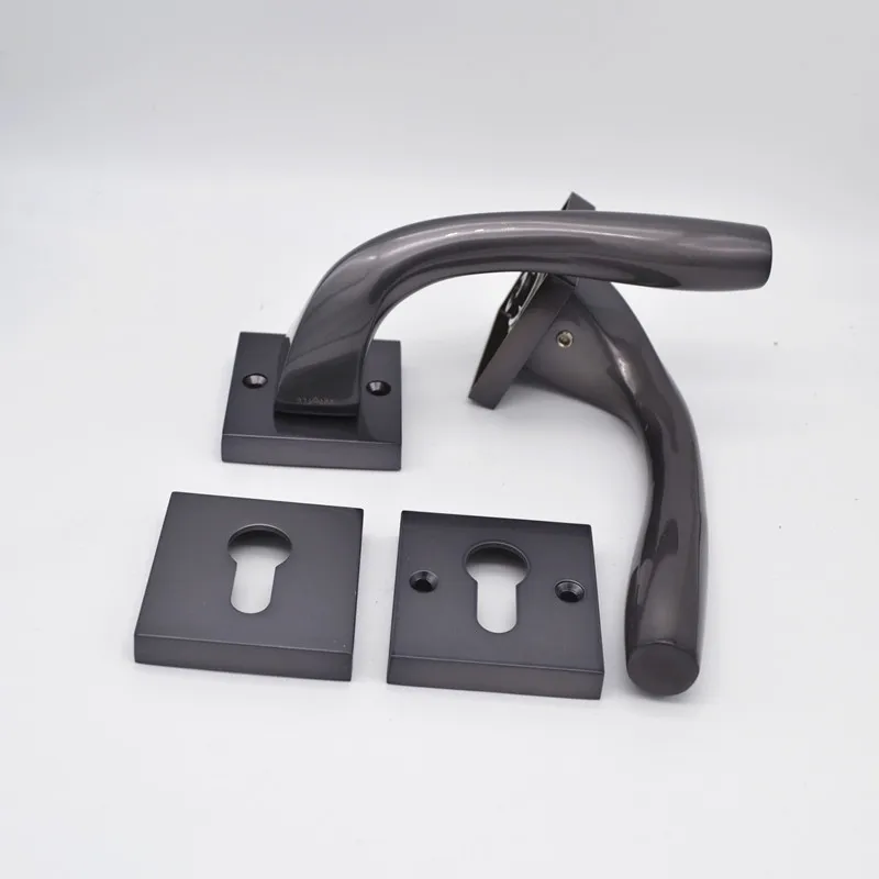 

Black Interior Door Handles Door Lock For Bedroom and Bathroom Security Living Room Lock