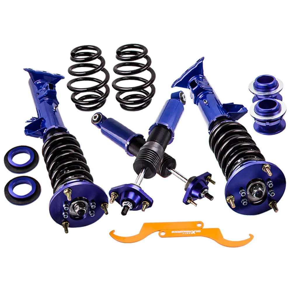Полный комплект Coilover для BMW 3 серии E36 M3 323 325 328 318i 323i 325i 328i синие стойки амортизатор