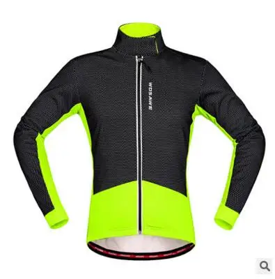 Wosawe фуфайка велосипедная Куртка зимняя теплая велосипедная одежда ветрозащитные водонепроницаемые майки Джерси для горного велосипедные куртки для мужчин - Цвет: Style 1