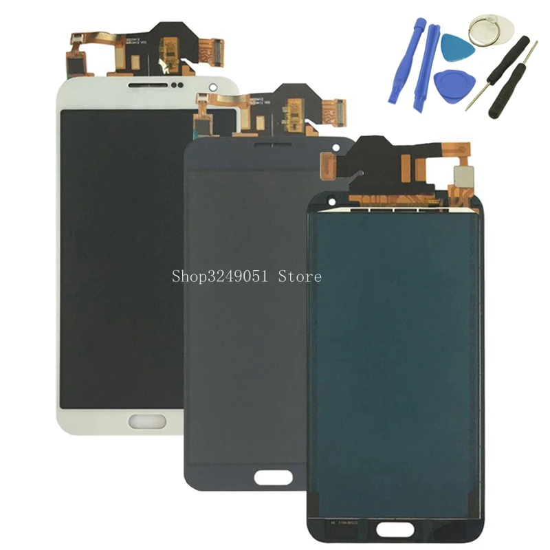 1280x720 Дисплей для Samsung Galaxy E7 E7000 ЖК-дисплей Сенсорный экран планшета Стекло сборки