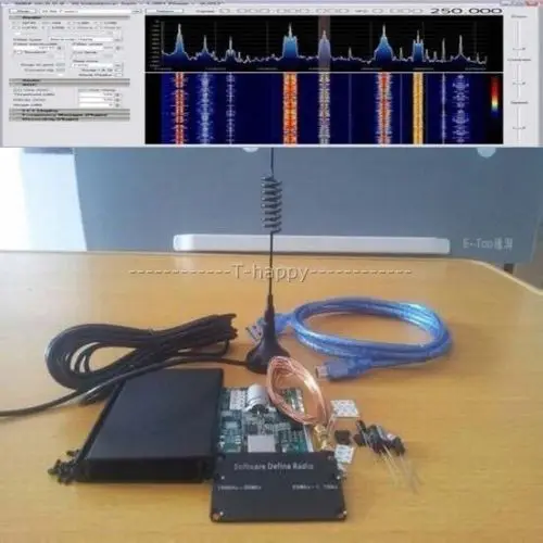 Наборы сделай сам 100 кГц 1 7 ГГц UV HF RTL SDR USB тюнер приемник R820T RTL2832U + CW FM VHF UHF AM (NFM WFM) DSB
