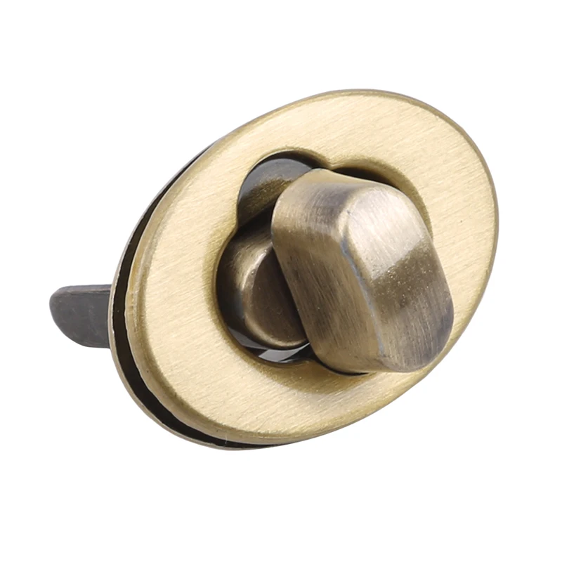 

2Pcs Practical Metal Clasp Turn Lock Twist Lock DIY Handmade Bag Accessories Purse Handbag Hardware Part Closure