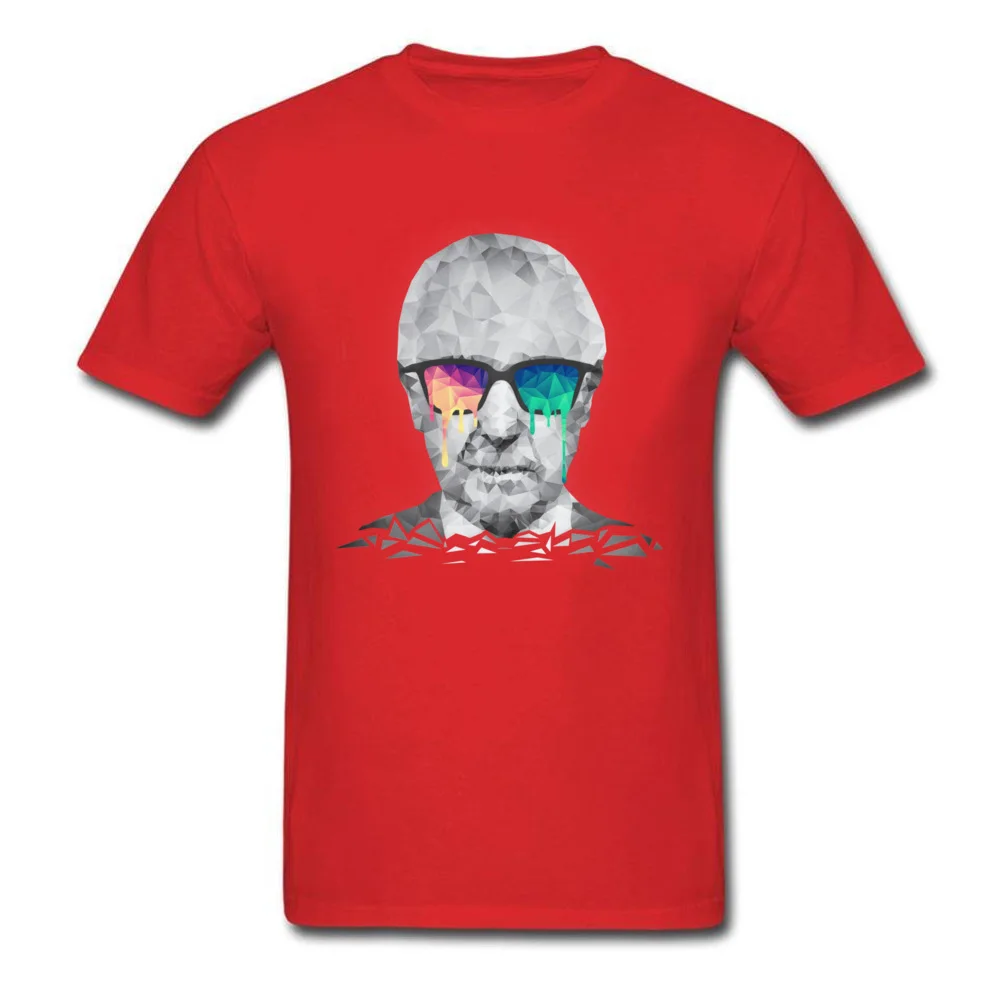 Albert Hofmann - Psychedelic Polygon Crystalised Portrait_red